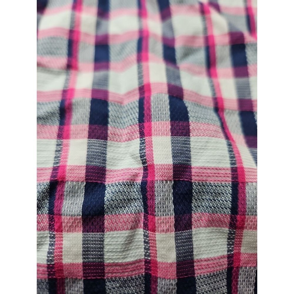 TAILORBYRD 1930 Collection RED WHITE‎ BLUE Plaid Gingham Long Sleeve Shirt Large - Picture 9 of 11
